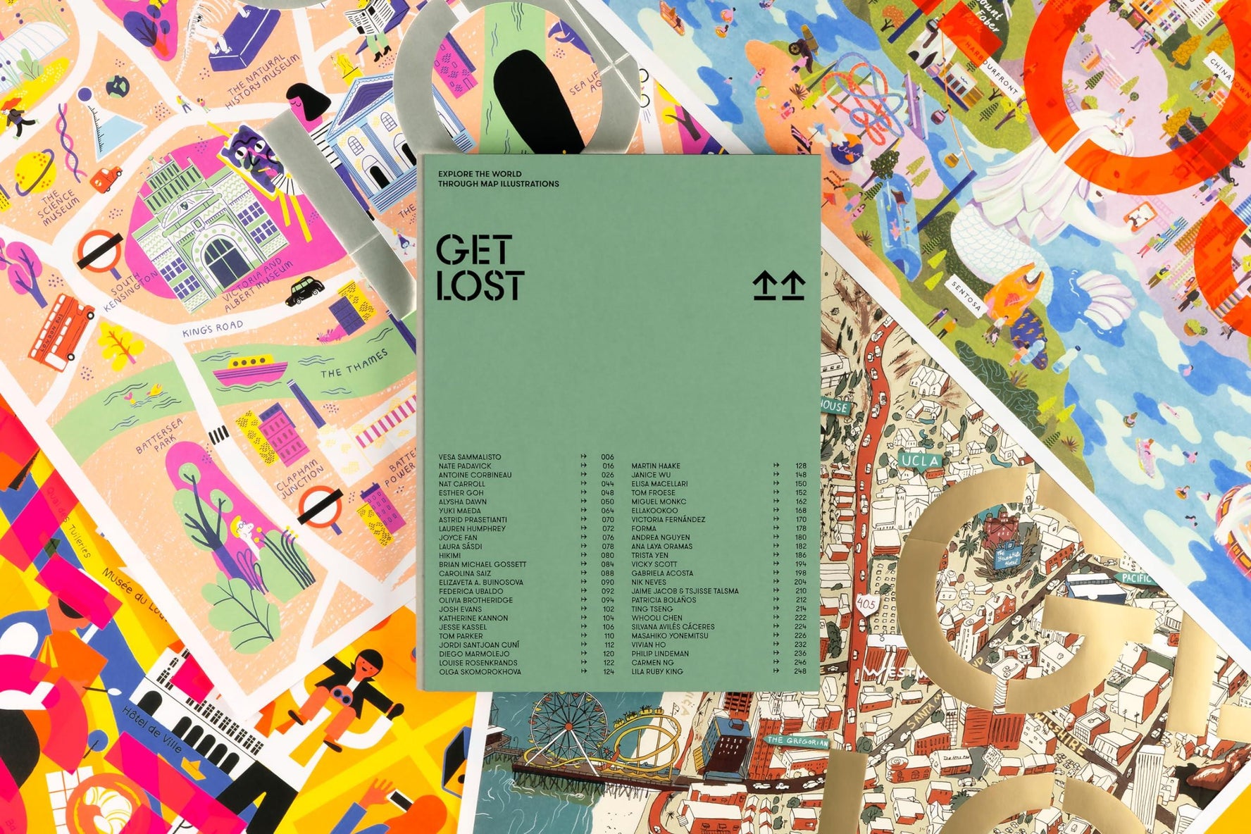 GET LOST! : Explore the World in Map Illustrations