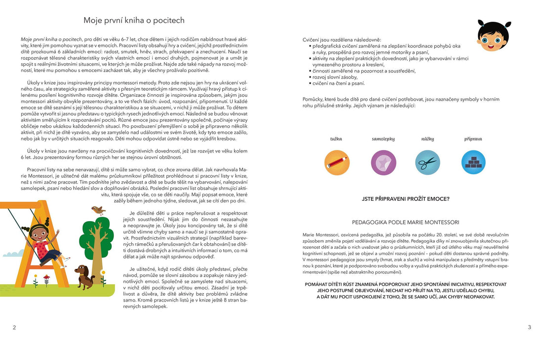 Moje první kniha o pocitech (Montessori: Svět úspěchů)