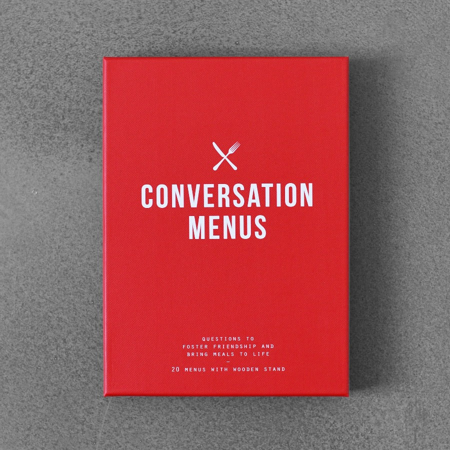 Conversation Menus: Questions to Foster Friendships and Bring Meals to Life