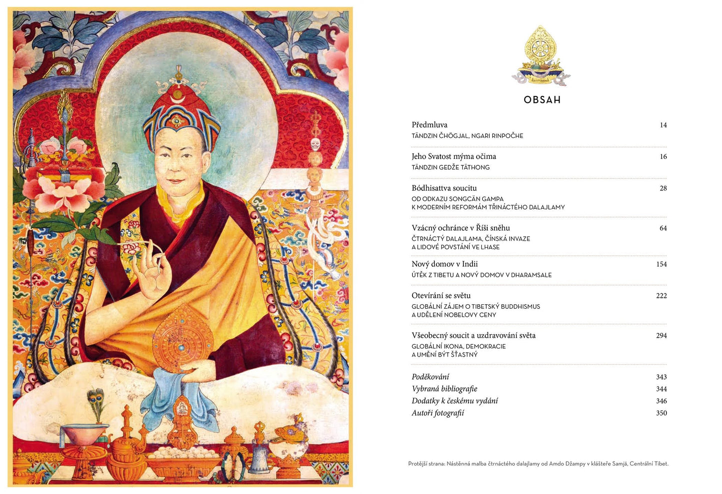 Jeho Svatost čtrnáctý dalajlama. Ilustrovaný životopis