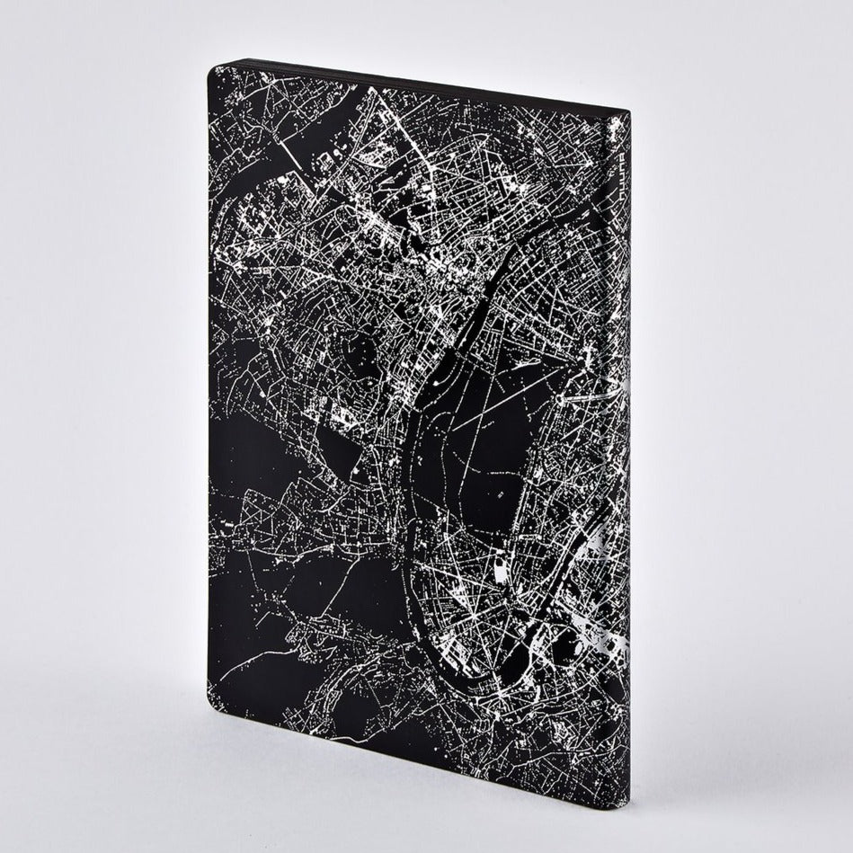 Blok, zápisník Nuuna: Graphic L Paris Silver