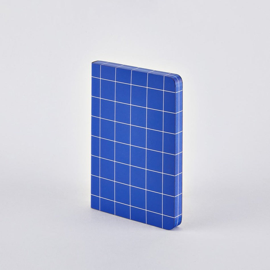 Blok, zápisník Nuuna: Graphic S Break the Grid Blue