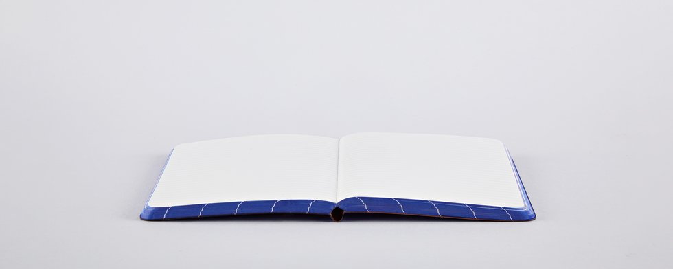 Blok, zápisník Nuuna: Graphic S Break the Grid Blue