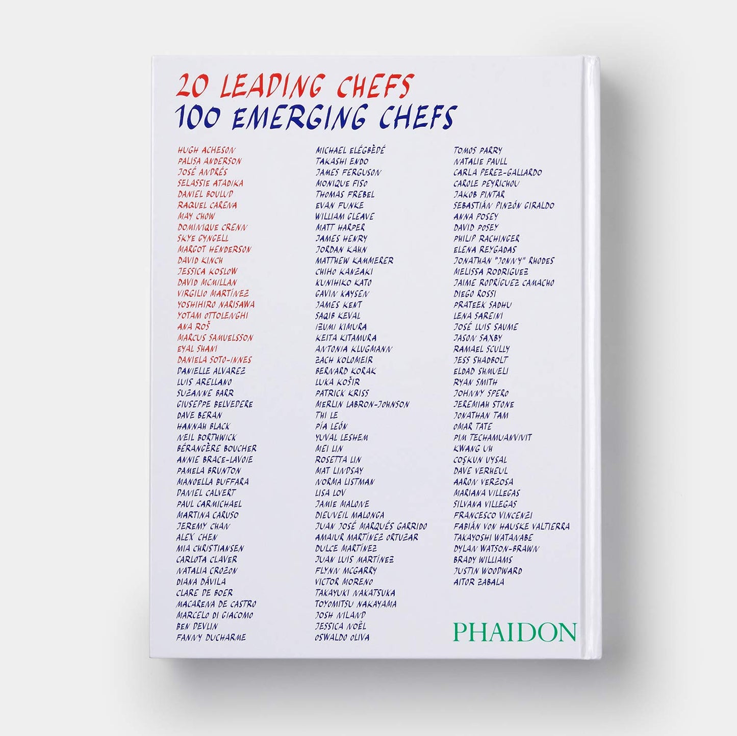Today´s Special: 20 Leading Chefs Choose 100 Emerging Chefs