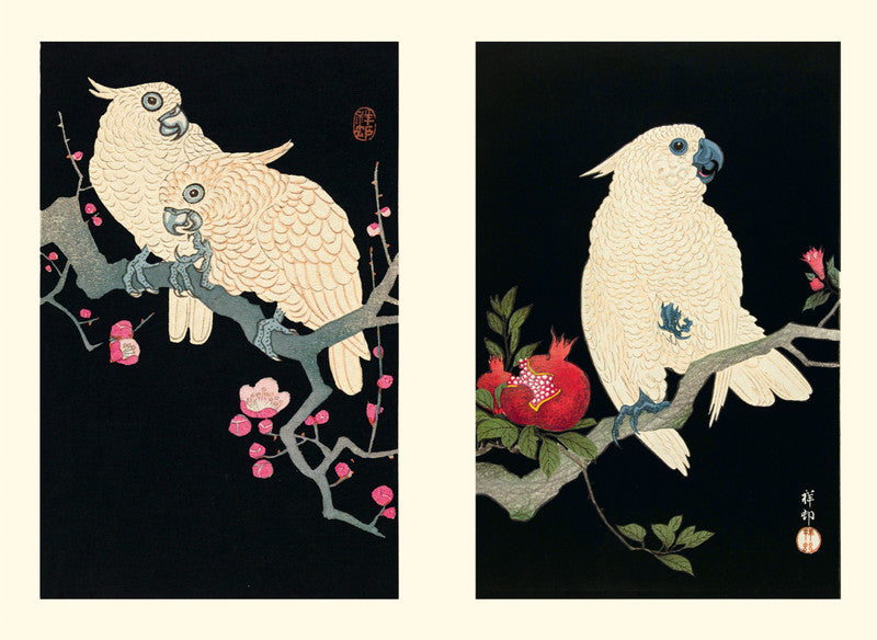 Kingfisher with Lotus Flower: Birds of Japan by Hokusai, Hiroshige and Other Masters