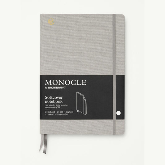 Monocle Softcover Notebook B5 - Light grey