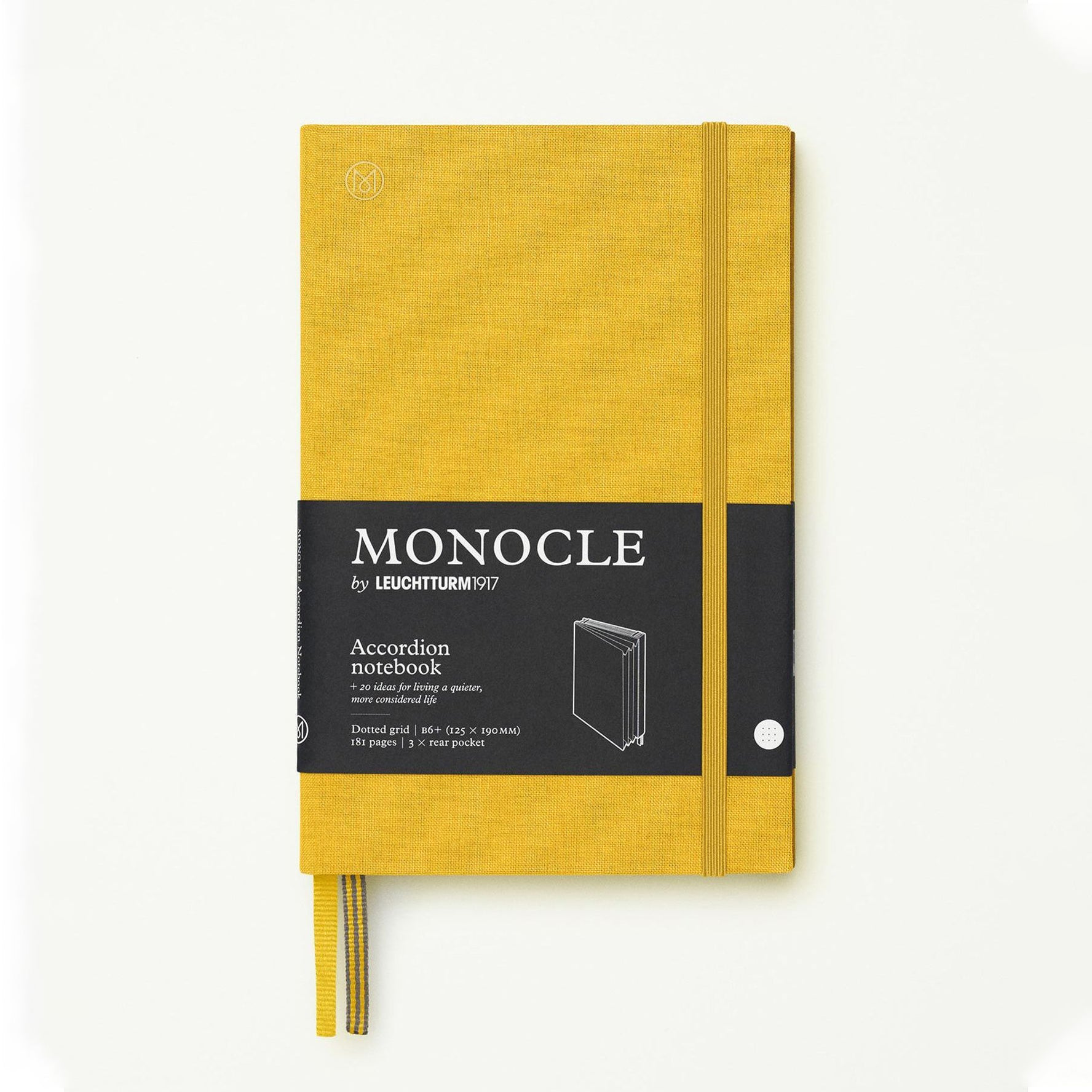 Monocle Accordion Notebook B6 - Yellow