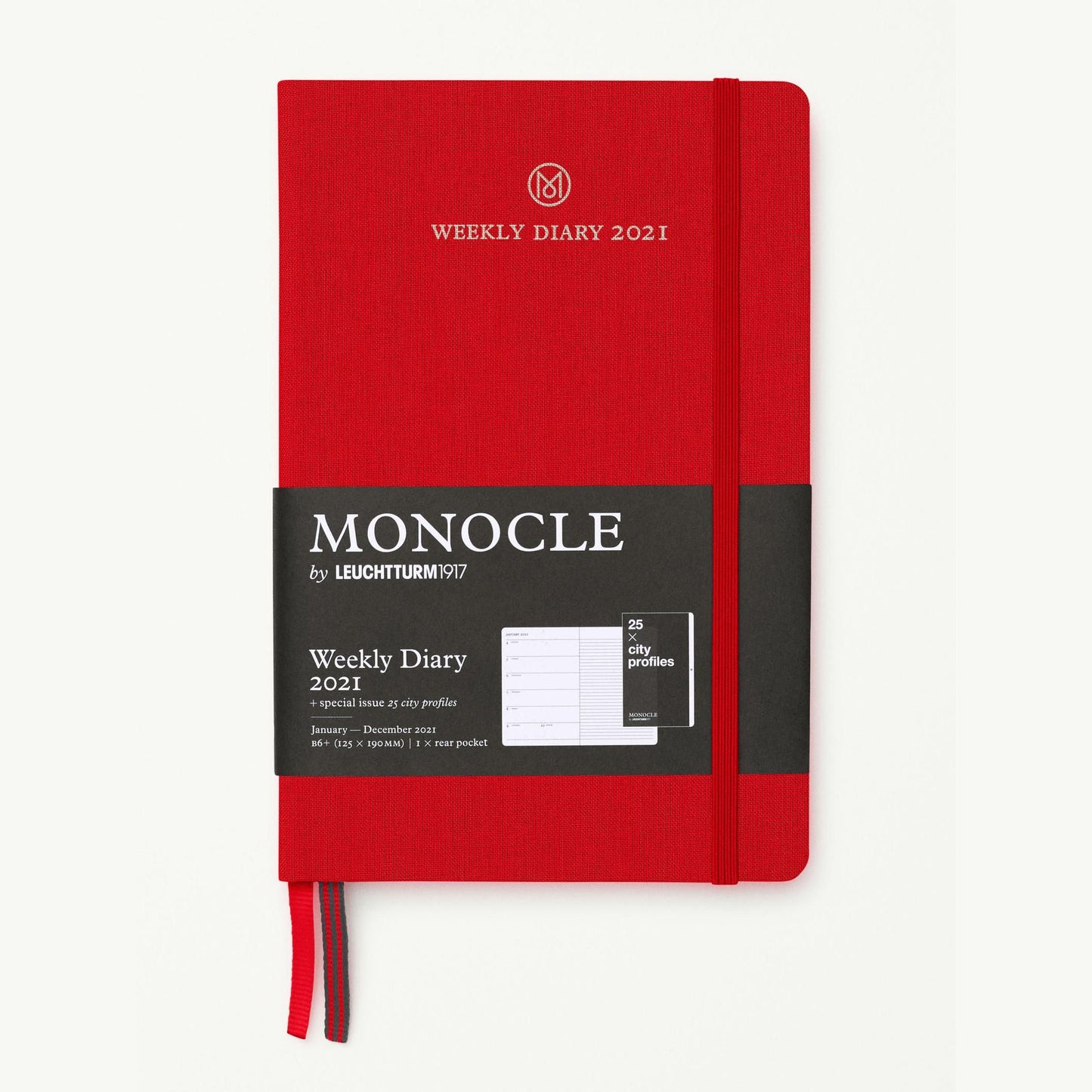 Monocle Weekly Diary B6 - Red
