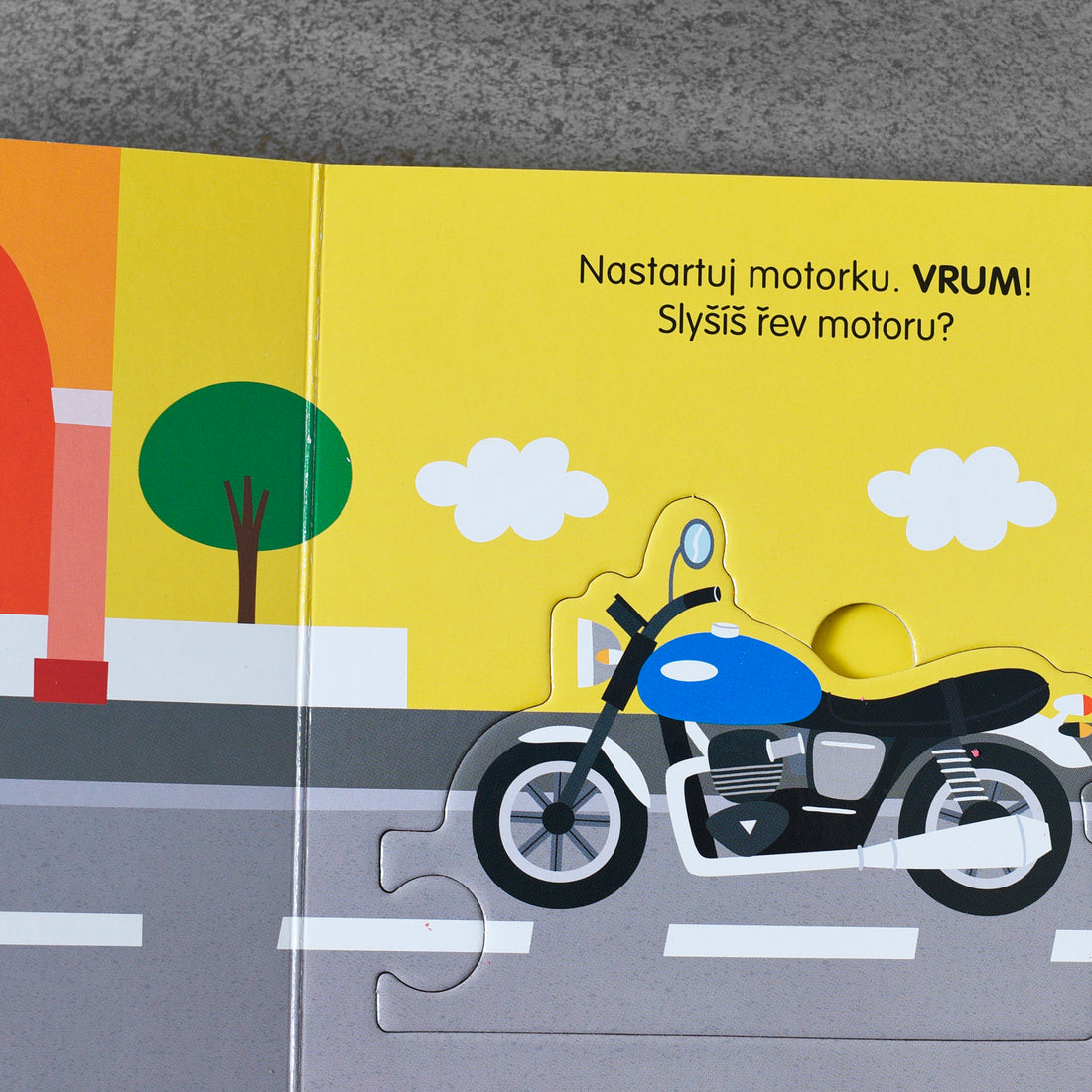 BRMM, BRMM motory Knížka s puzzle