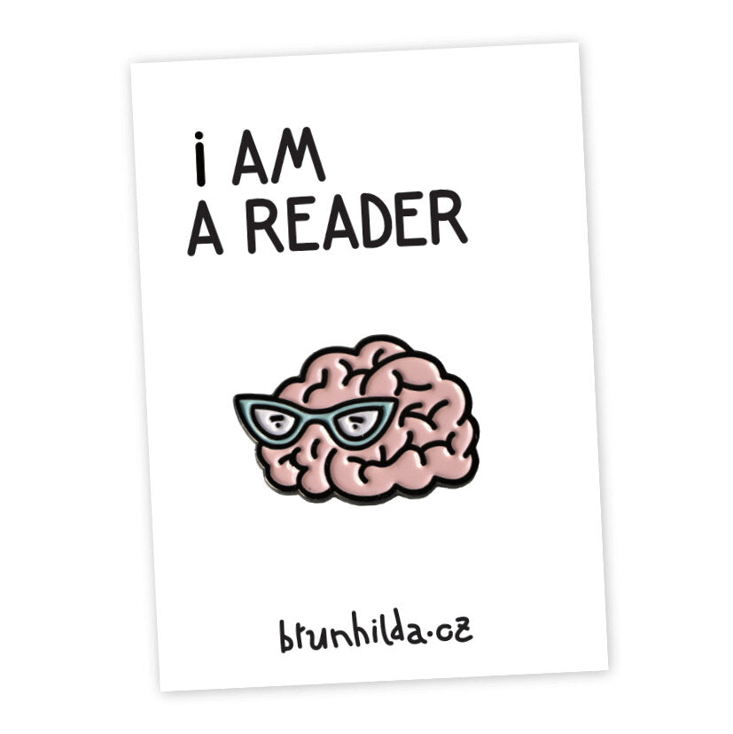 I Am a Reader (soft enamel pin)