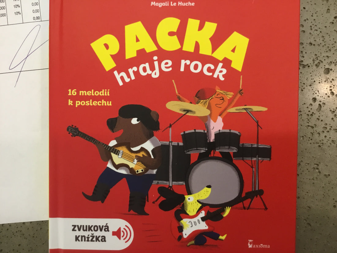 Packa hraje rock, zvuková knížka
