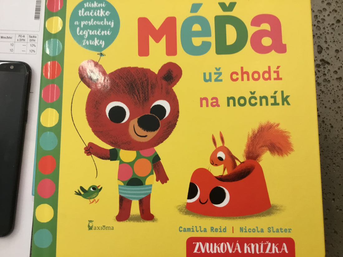 Méďa už chodí na nočník