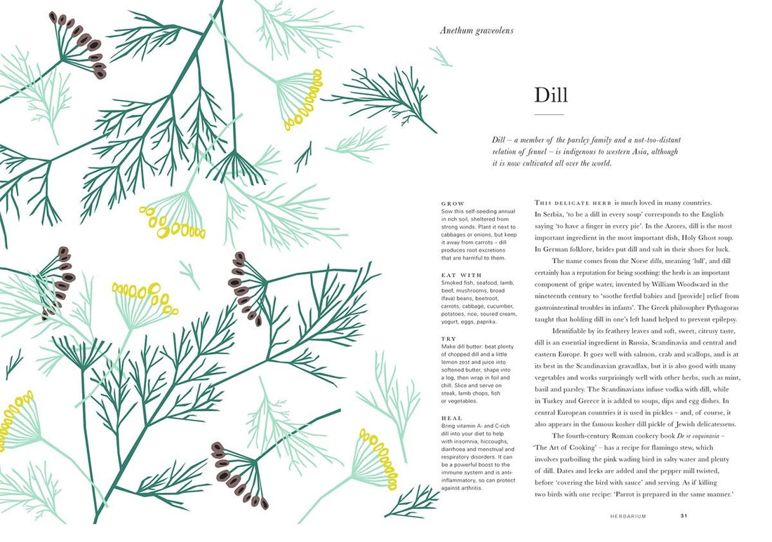 Herbarium: One Hundred Herbs · Grow · Cook · Heal