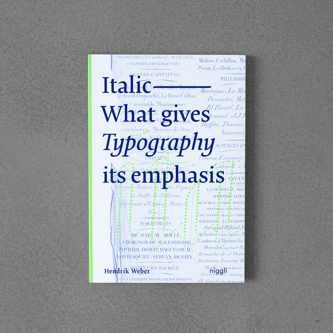 Italic: What gives Typography its emphasis