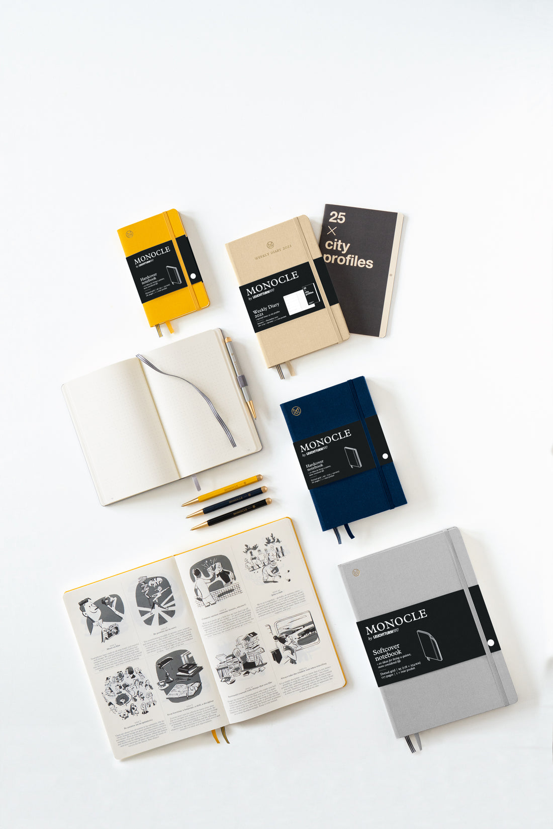 Monocle Softcover Notebook B6 - Navy