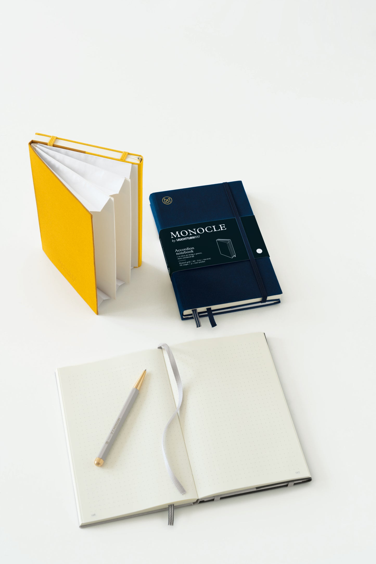 Monocle Softcover Notebook B6 - Light Grey